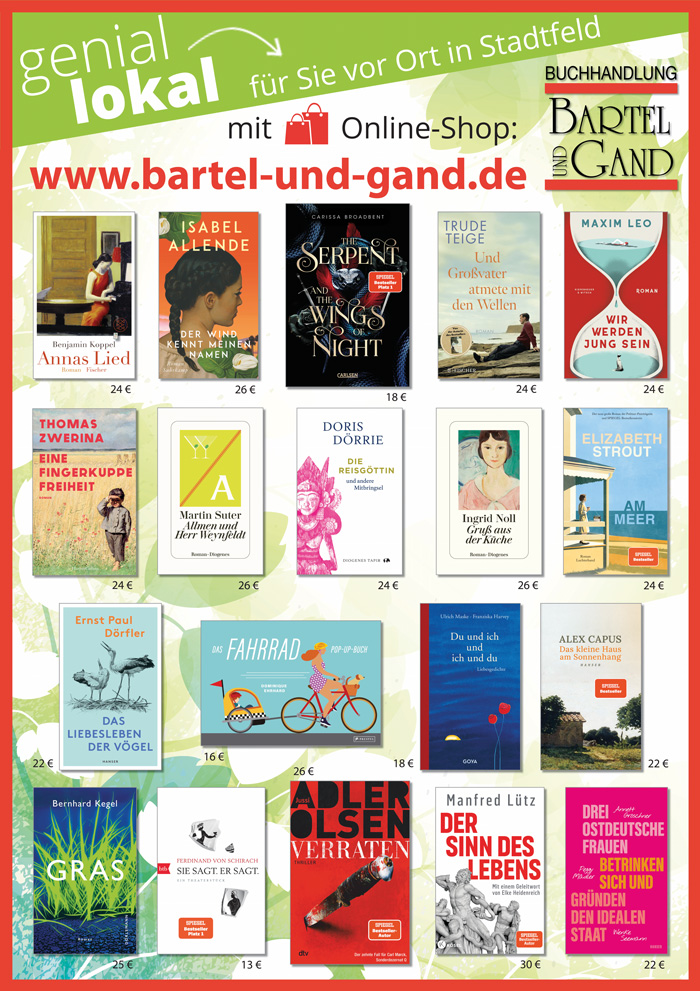 Bartel und Gand Buchempfehlungen Frühsommer 2024